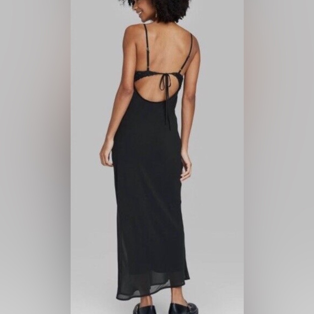 Wild Fable Elegant Black Evening Gown - Picture 2 of 5
